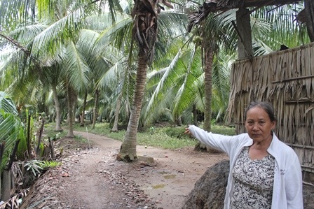 Phần diện tích đất tranh chấp được chính quyền địa phương ưu ái bồi thường khi giải phóng mắt bằng