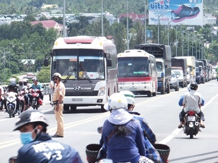 Hiện trường vụ kẹt xe