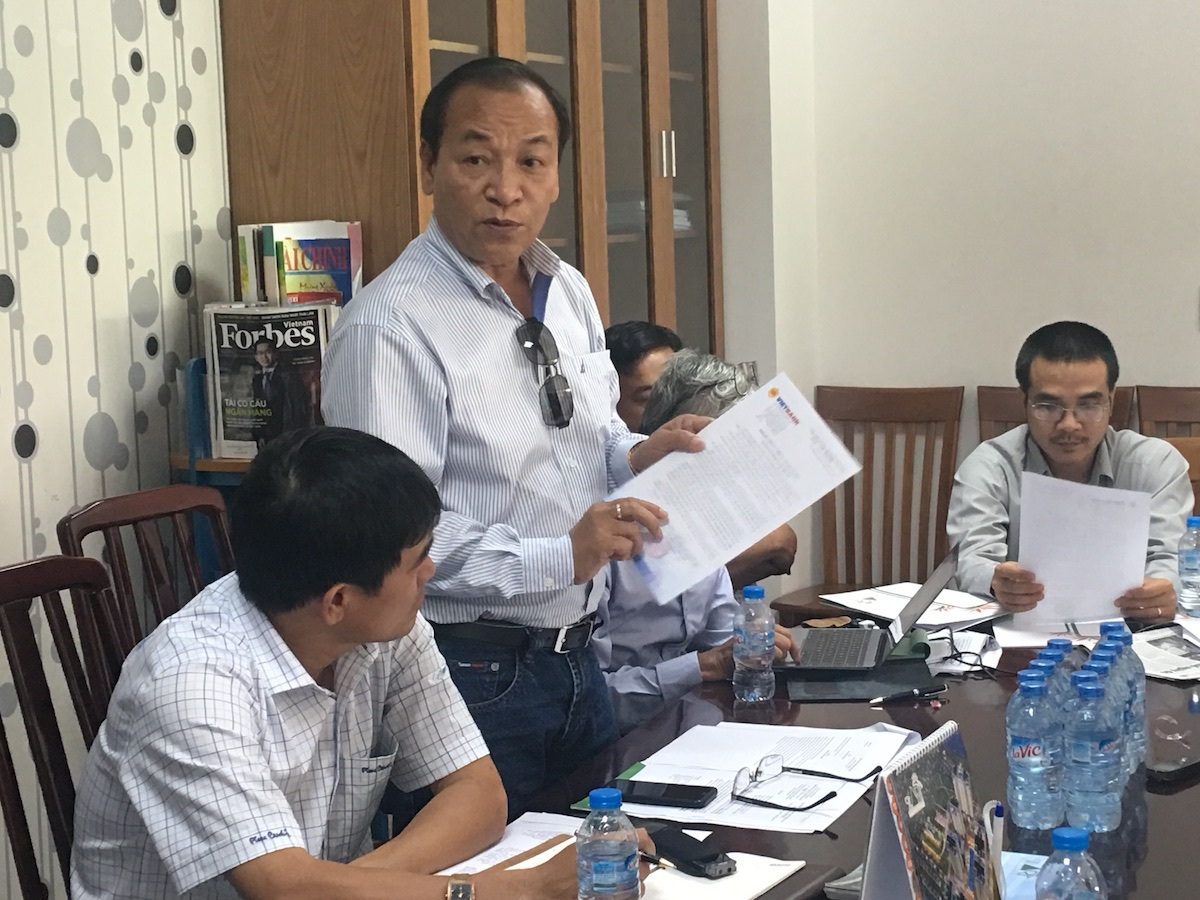 Trình chứng thư bảo lãnh ngân hàng, lãnh đạo công ty Gia Hòa cho rằng việc quy về một rổ các dự án cầm cố sẽ khiến thị trường chững lại