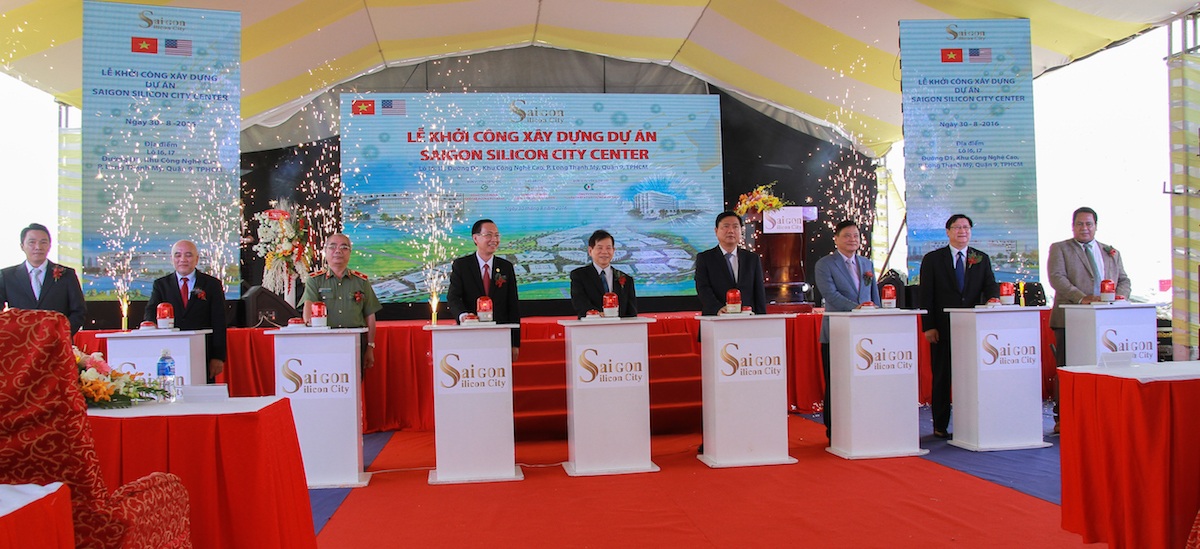 TPHCM có “thung lũng Silicon" 1,5 tỷ USD - 1 Lễ khởi công dự án Sai Gon Silicon City Center
