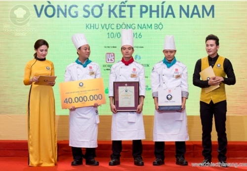 Chiếc Thìa Vàng 2016: Thi một ngày đàng, học một sàng kinh nghiệm - 6 Các đầu bếp của Khách sạn Palace Vũng Tàu nhận giải nhất vòng sơ kết cụm Đông Nam Bộ
