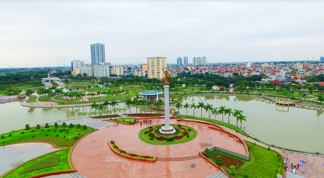 Trong đó bức tượng đài Hòa bình được xem là hạt nhân chính