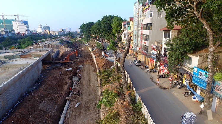 Hà Nội: Cận cảnh cung đường nghìn tỷ né cây đa trăm tuổi - 2