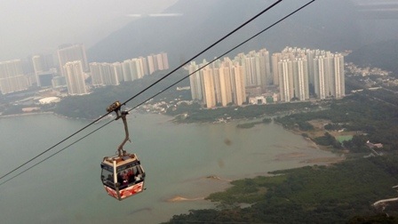 Khám phá Ngong Ping 360 nổi tiếng ở Hồng Kông - 4 Ngắm toàn cảnh Hồng Kông