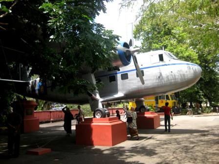 Máy bay cũng được trưng bày tại khu bảo tàng riêng ở Melaka