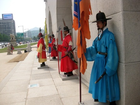 
Các ngự lâm quân trong lễ diễu binh
