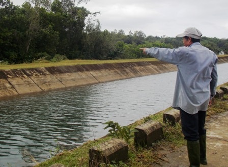 Đoạn kênh nơi người dân phát hiện thi thể em Hùng. (Ảnh CTV).