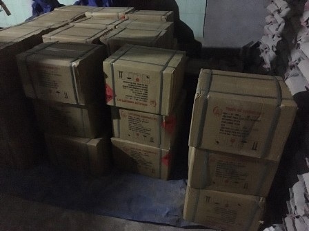 Hành trình bóc gỡ đường dây mua bán hàng tấn thuốc nổ của giám đốc - 2 Số vật liệu nổ bị bắt tại kho