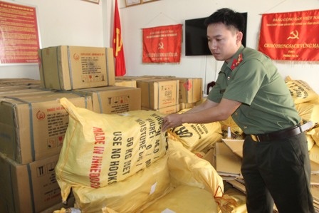 Hành trình bóc gỡ đường dây mua bán hàng tấn thuốc nổ của giám đốc - 4 Số vật liệu nổ tại cơ quan công an