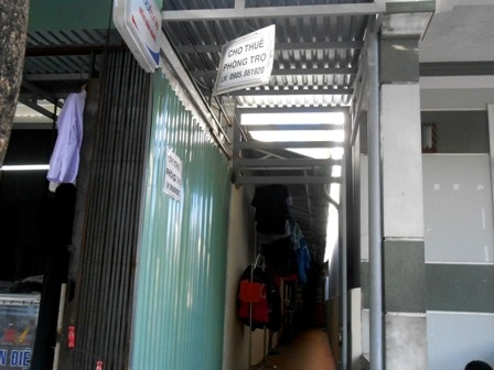 Các phòng trọ dù cận ngày thi vẫn rơi vào cảnh ế ẩm, vắng vẻ