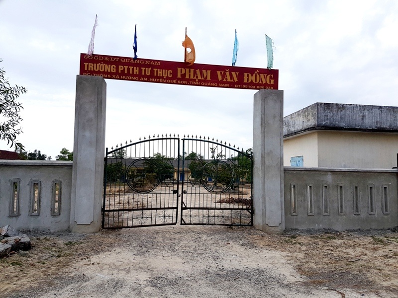 Trần tình của hiệu trưởng ngôi trường có 2 học sinh đỗ tốt nghiệp - 1 Trường THPT tư thục Phạm Văn Đồng chỉ có 22 học sinh theo học