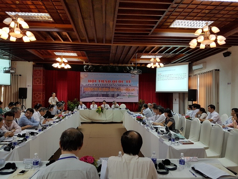 Tìm giải pháp trùng tu, tôn tạo Chùa Cầu - Hội An - 1 Các nhà khoa học Việt Nam và Nhật Bản cùng ngồi lại tìm giải pháp để bảo vệ Chùa Cầu