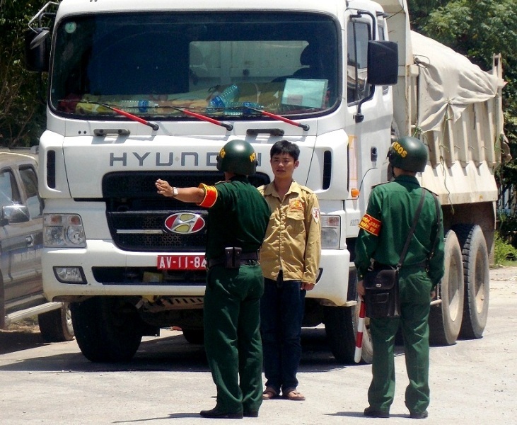 Lực lượng kiểm soát quân sự vào cuộc phối hợp kiểm tra