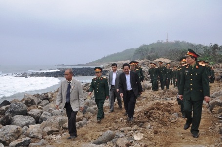 Đảo Cồn Cỏ ngày nay đang được đầu tư, xây dựng nhiều hạng mục nhằm thúc đẩy phát triển kinh tế, xã hội