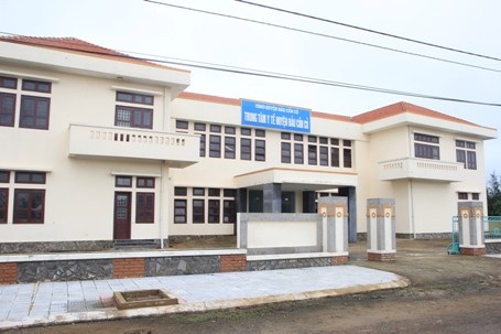 Trung tâm y tế - nơi chăm sóc sức khỏe cho cán bộ, nhân dân vừa hoàn thành và đưa vào sử dụng