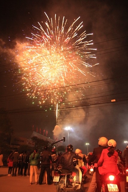 Pháo "nở hoa" trên bầu trời chào năm mới Bính Thân - 34