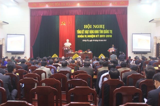 Hội nghị tổng kết HĐND tỉnh Quảng Trị, nhiệm kỳ 2011 - 2016