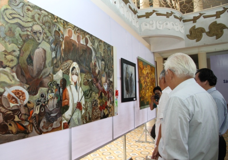 Hơn 250 tác phẩm tham gia triển lãm mỹ thuật Bắc miền Trung - 3