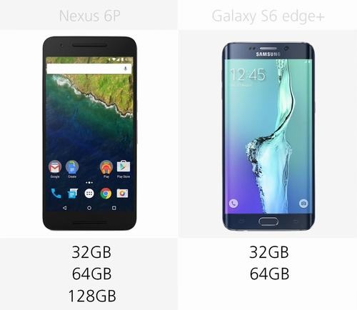 So sánh Google Nexus 6P và Samsung Galaxy S6 Edge+ - 14 So sánh Google Nexus 6P và Samsung Galaxy S6 Edge+ - 14