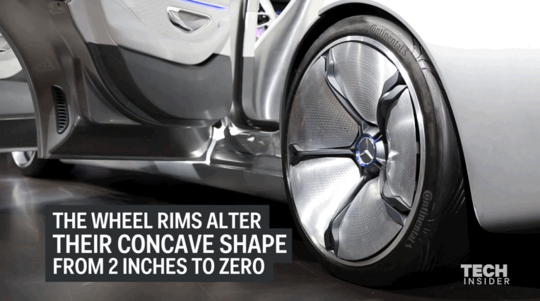 Điểm qua những concept xe hơi độc đáo tại CES 2016 - 3 Và thậm chí mâm xe cũng được thay đổi cấu trúc để phù hợp với điều kiện di chuyển