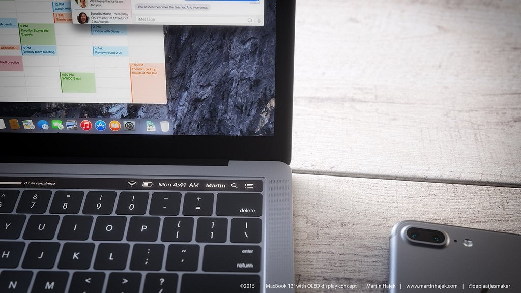 Tổng hợp hình ảnh MacBook Pro thế hệ mới qua những tin đồn - 4 Nó sẽ giúp giải phóng một phần diện tích không nhỏ trên màn hình hiển thị