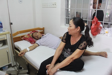 Bệnh nhân ngộ độc điều trị tại bệnh viện Đa khoa tỉnh Khánh Hòa