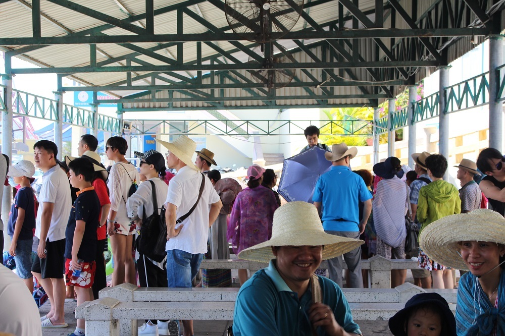 Nhà hành khách bến tàu du lịch lúc hơn 10h ngày 2/9