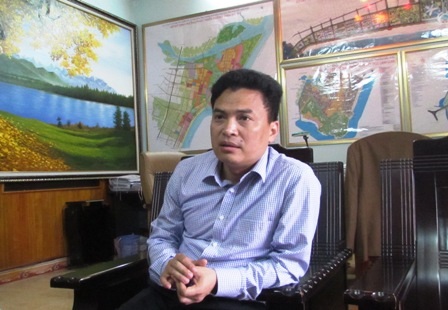 
Ông Trịnh Huy Triều, Bí thư Thị ủy kiêm Chủ tịch UBND thị xã Sầm Sơn.
