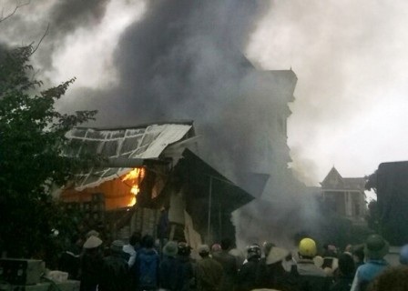 Hiện trường vụ cháy