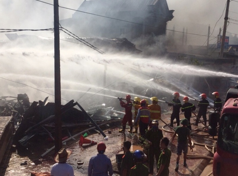 Hiện trường vụ cháy