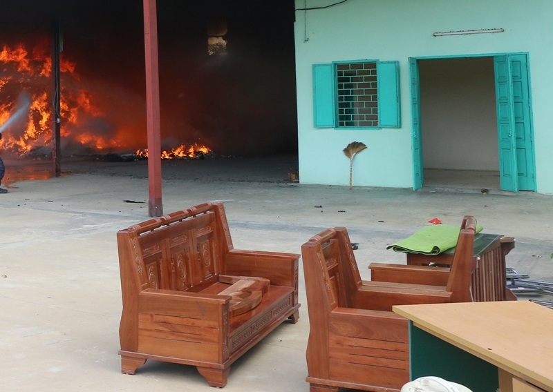 Một số tài sản được di chuyển ra kịp thời