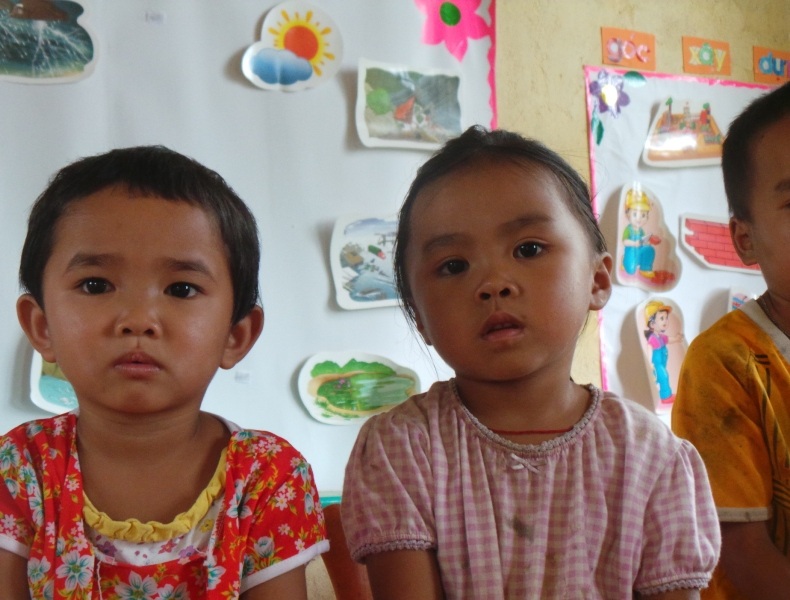 Học sinh mầm non nơi đây còn quá thiệt thòi