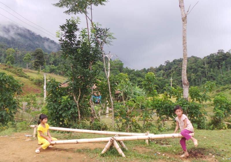 Trò chơi có một không hai của học sinh nơi đây