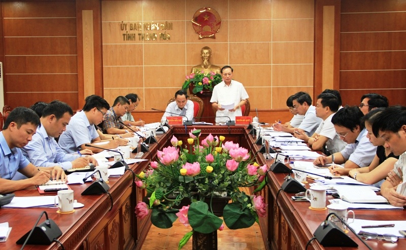 Đoàn công tác của Trung ương làm việc với tỉnh Thanh Hóa về nợ đọng trong xây dựng NTM. 