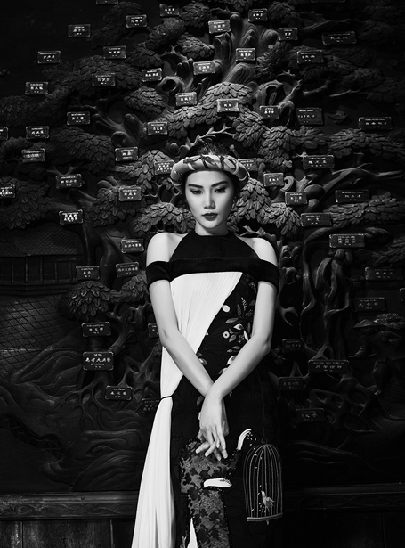 Hoa hậu Đông Nam Á Diệu Linh dịu dàng áo dài xuân - 10 Hoa hậu Đông Nam Á Diệu Linh dịu dàng áo dài xuân - 10