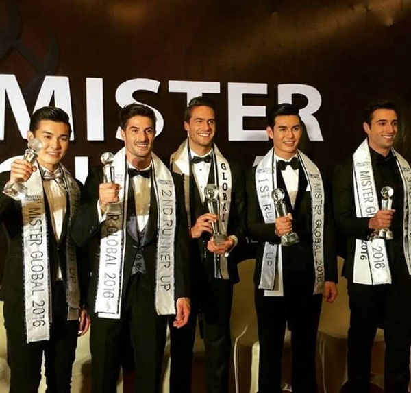 Đại diện Việt Nam trắng tay tại Mister Global 2016 - 3 Thawatchai Jaikharn - thí sinh Thái Lan - giành ngôi Á quân Mister Global 2016. Các vị trí trong top 5 thuộc về đại diện của Tây Ban Nha, Brazil và Singapore.