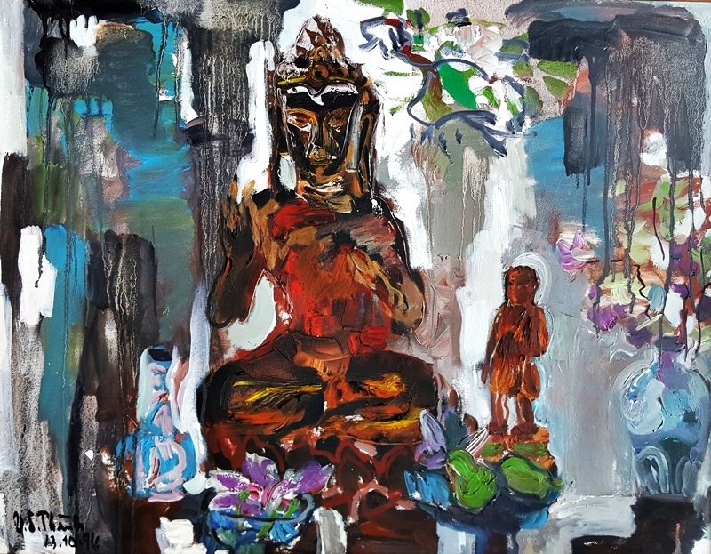 20 đại sứ dự triển lãm của nữ họa sĩ tặng tranh Tổng thống Obama - 6