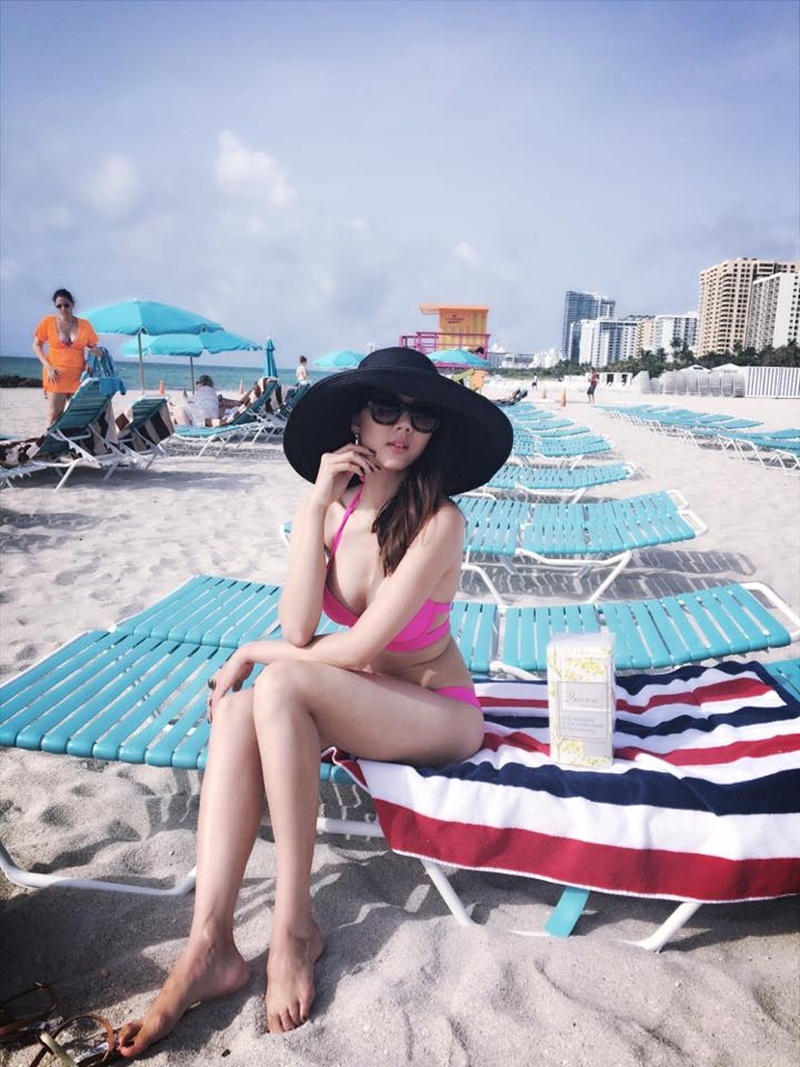 Ngọc Quyên lần đầu khoe dáng với bikini sau sinh con - 7 Ngọc Quyên lần đầu khoe dáng với bikini sau sinh con - 7