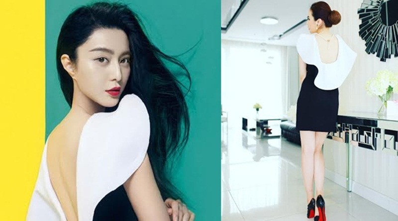 Fashionnista Việt liên tục đụng hàng hiệu loạt sao quốc tế đình đám - 3 Cô tiếp tục có màn “so găng” ấn tượng với “Nữ hoàng thảm đỏ” Phạm Băng Băng trong một trang phục của thương hiệu Lanvin.