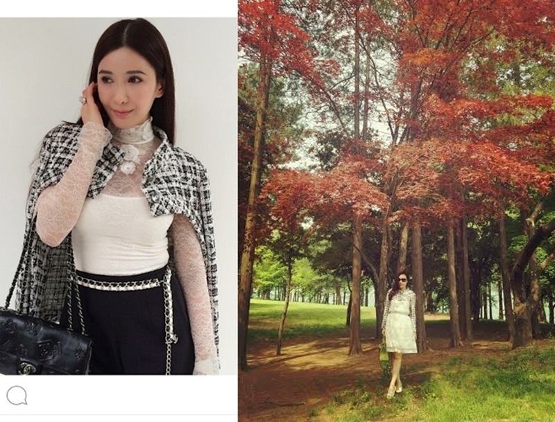 Fashionnista Việt liên tục đụng hàng hiệu loạt sao quốc tế đình đám - 4 Quý cô Hà Thành không hề kém cạnh nữ đại gia Singapore Jamie Chua trong một thiết kế đắt tiền của Chanel.