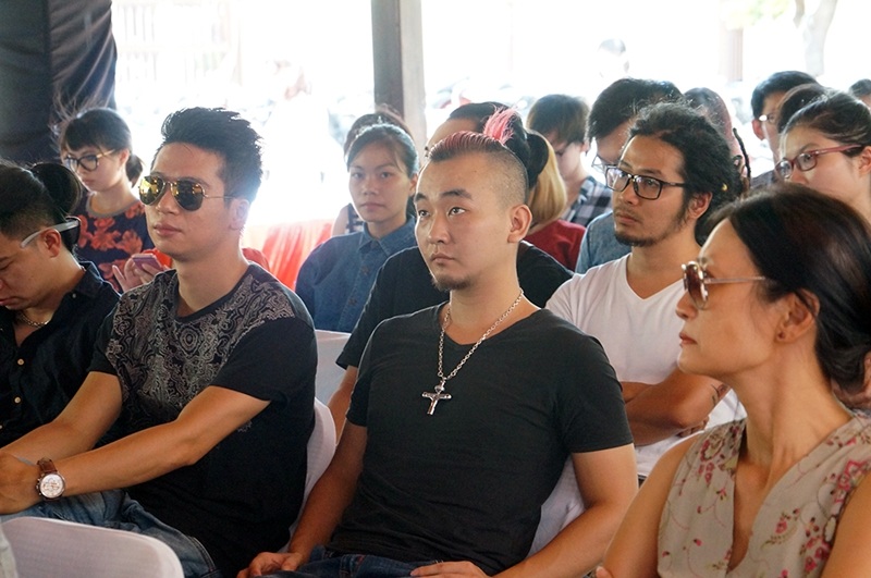 Noo Phước Thịnh, Ngũ Cung sẽ “bùng cháy” cùng các DJ, ban nhạc quốc tế - 2 Các thành viên ban nhạc Ngũ Cung tham dự buổi họp báo. (Ảnh: Mạnh Thắng)