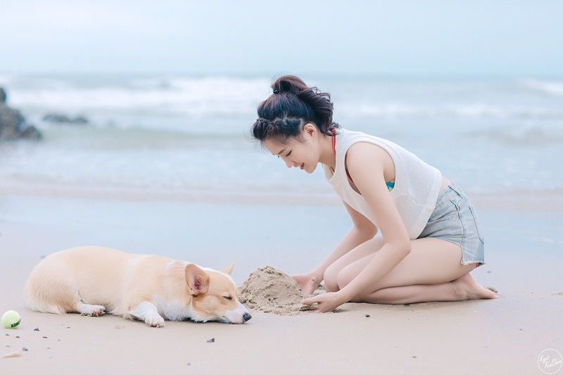 “Cô gái trà sữa” Việt đáng yêu trong bộ ảnh mới cùng thú cưng - 1 “Cô gái trà sữa” Việt đáng yêu trong bộ ảnh mới cùng thú cưng - 1