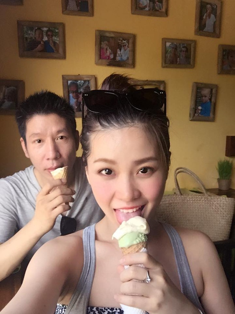 
Cô được chồng đưa đi nghỉ ở Côn Đảo.
