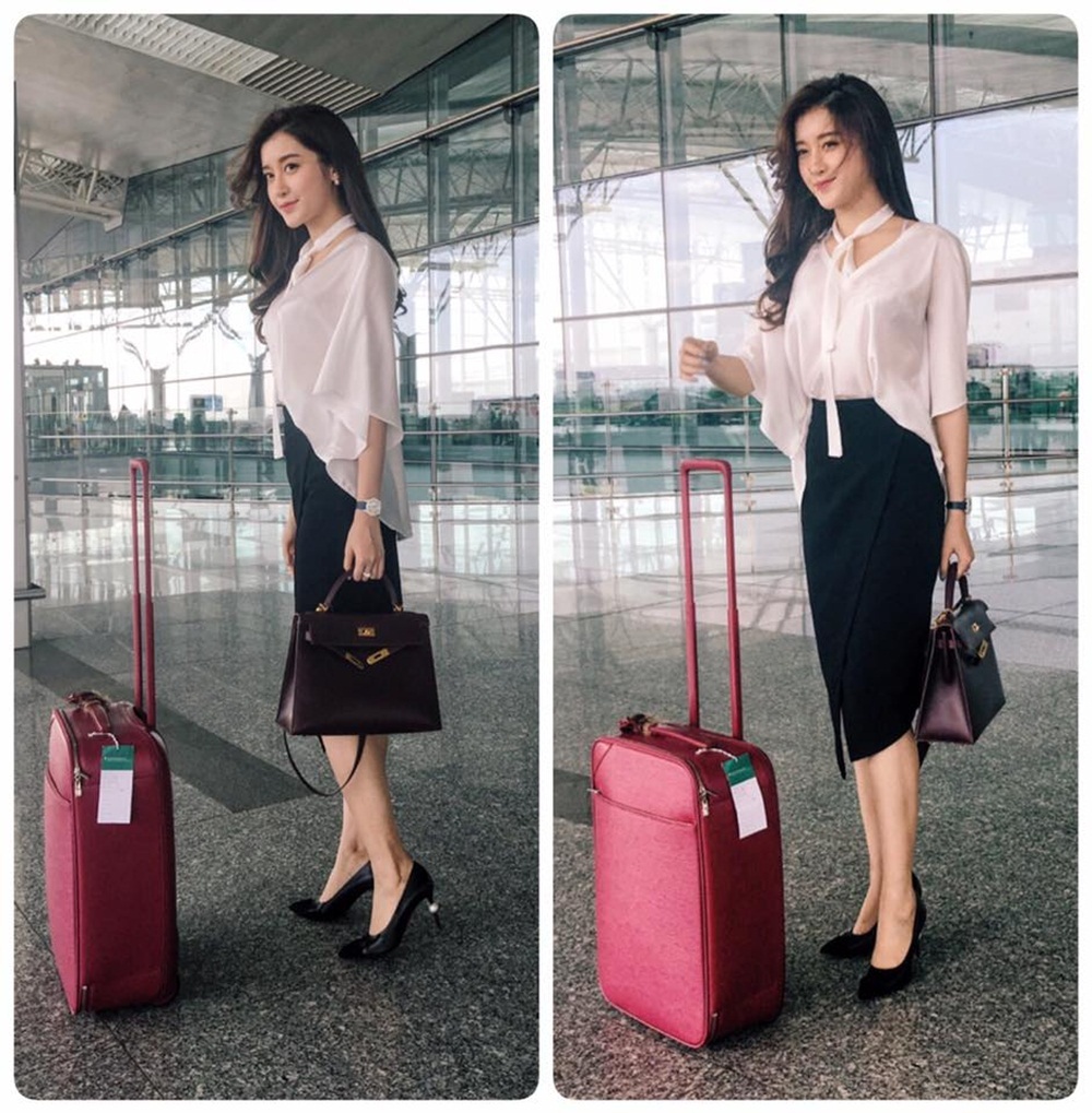 Kỳ Duyên - Huyền My và câu chuyện sức nặng danh hiệu - 7 Sự chú ý nhiều hơn của công chúng cũng khiến Á hậu Huyền My vướng phải tin đồn thất thiệt về việc cô mải selfie khiến cả máy bay phải đợi bạn 30 phút. Trả lời lần đầu và cũng là lần duy nhất trên báo Dân trí, Á hậu cho biết: “Ai đã đi máy bay đều biết rằng không bao giờ có chuyện hãng hàng không hoãn chuyến bay để chờ ai đó vì một lý do cá nhân vớ vẩn như vậy. Bản thân tôi rất nhiều lịch làm việc nên cũng chỉ mong máy bay đúng giờ để không bị lỡ hẹn chứ không rảnh rỗi tới mức ngồi chụp selfie tận 30 phút. Tôi cũng hơi thất vọng vì một số trang, thay vì tìm cách xác minh xem chuyện đó xảy ra bao giờ, ở đâu, chuyến bay nào… đã đăng nguyên lại thông tin chưa có kiểm chứng trên một trang cá nhân khiến một bộ phận độc giả hiểu nhầm”, cô nói.