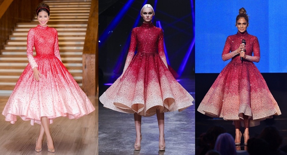 Điểm danh những mẫu váy dài quét đất của sao Việt Diệu Nhi diện thiết kế 2  mét