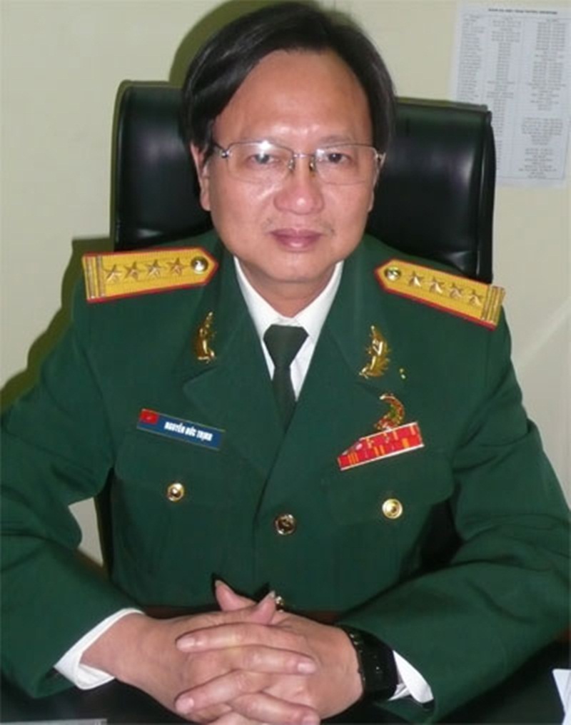 Nhạc sĩ - Thiếu tướng Nguyễn Đức Trịnh là một trong những đại diện của phía Việt Nam.