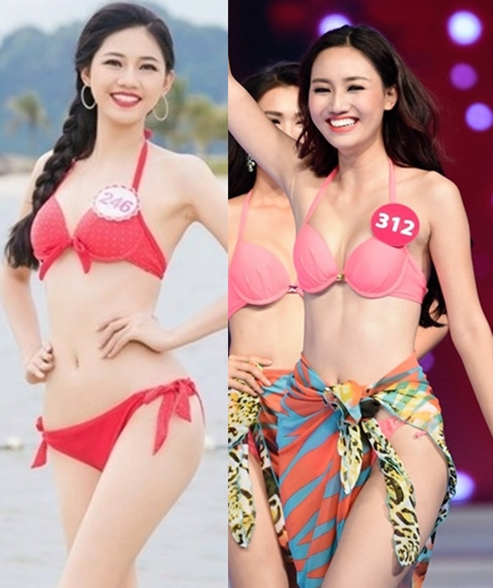 Chuyện chưa kể Mỹ Linh bị “trao nhầm vương miện” về tay Thùy Dung - 6 Thanh Tú (trái) tiếp nối chị gái Trà My (phải) lên ngôi Á hậu 1, trở thành cặp đôi chị em Á hậu thứ hai tại Việt Nam sau Võ Ngọc Hoàng Hoa (Á hậu Áo dài 1995) và Võ Hoàng Yến (Á hậu Hoàn vũ 2008). Thanh Tú đùa vui rằng: “Nếu sang năm có cuộc thi nam vương sẽ cho nốt em trai đi thi”.