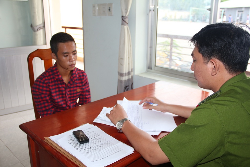 
Tại cơ quan điều tra, đối tượng Tường đã khai nhận toàn bộ hành vi phạm tội
