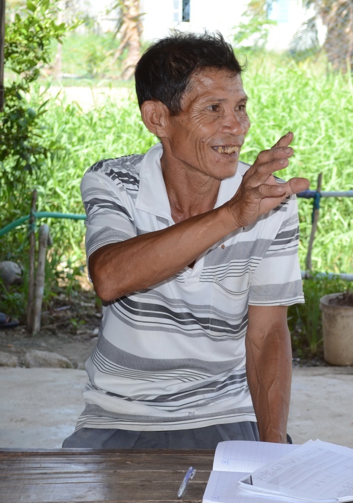 Lập danh sách khống, ăn chặn tiền quà tết hộ nghèo - 1 Ông Hải khẳng định chữ ký trong danh sách không phải của ông