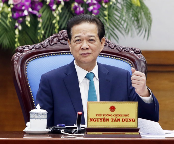 Chủ tịch nước đề nghị miễn nhiệm Thủ tướng Nguyễn Tấn Dũng - 1
Ông Nguyễn Tấn Dũng đảm nhiệm cương vị Thủ tướng Chính phủ từ tháng 6/2006 đến nay.